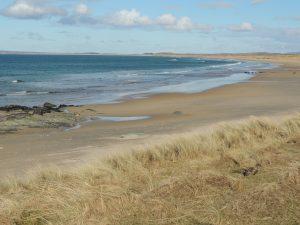 Islay beach campervan road trip Scotland with Four Seasons Campers campervan hire
