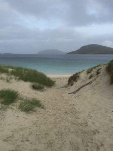 Beach Barra Outer Hebrides on Four Seasons Campers campervan road trip 