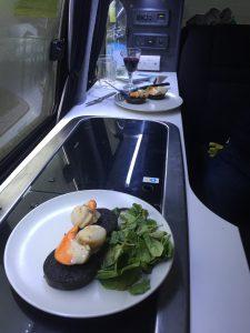 Black Pudding and Barra Scallops Four Seasons Campers road trip Scotland (1)
