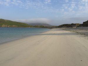 Vatersay Beach Outer Hebrides on Four Seasons Campers campervan road trip 