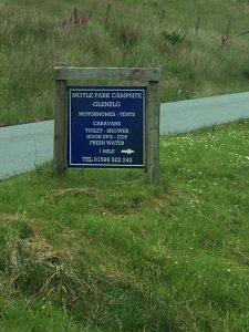Moyle campsite near Glenelg on a Four Seasons Campers road trip scotland