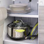 kitchen cupboard in VW California with Four Seasons Campers campervan hire