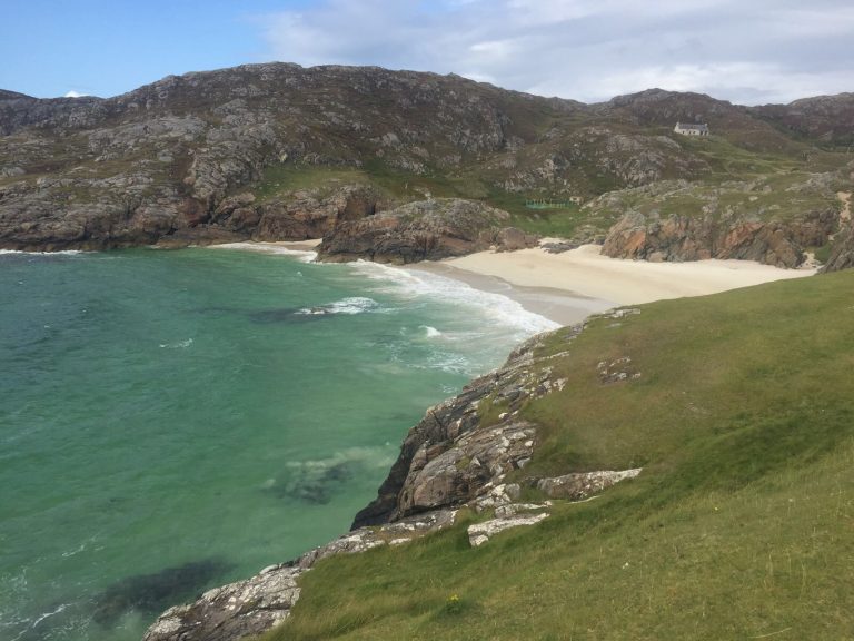 achemelvic beach for dog walks Scotland